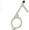 No Touch Door Opener Tool, 2 Pack with Stylus Support for Touchscreens Pulling Handles and Button Pusher No Touch Keychain Tool