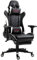 TRISENS Gaming Stuhl mit Fußstütze und ergonomsichen 4D-Armlehnen - Gaming Chair in Sportsitz Optik - Gamer Stuhl mit verstellbaren Rückenstützkissen für gesündere Sitzhaltung, Farbe:Schwarz/Weiß