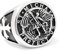 Schmuck-Checker Erzengel St. Michael Ring aus Edelstahl Christlicher Bikerschmuck Kreuz Engel Herren-Ring Männer Geschenk (59 (18,8 mm Ø))