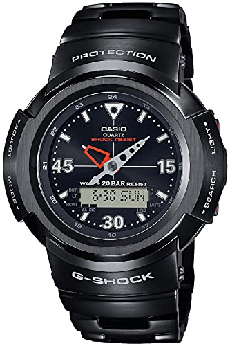 CASIO G-Shock AWM-500-1AJF Horloge radio solaire en métal avec réimpression AW-500