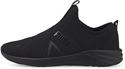 PUMA Women's Better Foam Prowl Slip on Cross Trainer Sneaker, Black, 5 UK