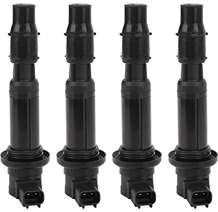 4pcs Motorrad Zündspule, Fydun F6T553 Rplacement Zubehör für NINJA ZX6R 600CC Motor ZX636A Konfiguration 2001-2002