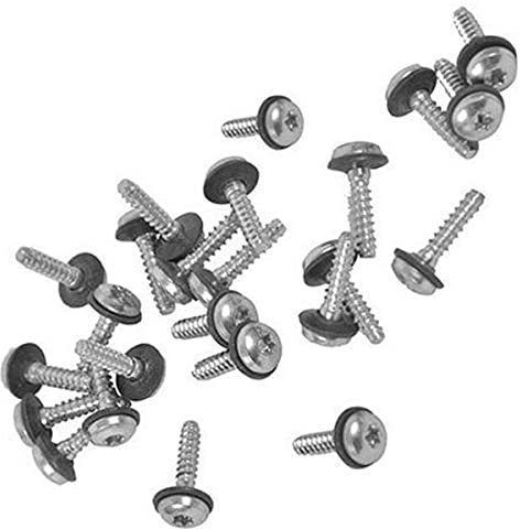 SOS ACCESSOIRE Schraubenbefestigungssatz für Kochfelder, 2,9 x 13 cm, Silber, Edelstahl, Metrisch, Rechtsgewinde m3, Vollgewinde, Flachrundkopf, Diamantspitze, >= 2 und < 10 Stück