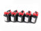 X-Parts 5er Set Benzinkanister 5 L Kraftstoff Kanister UN-Zulassung Kinder-Sicherheitsverschluss Inkl. Ausgießer Diesel Benzin ÖL E10 + E85 geeignet Kettensägen Rasenmäher Auto
