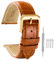 Spolife Universal-Lederarmband mit Schnellverschluss 18mm/20mm/22mm – Unisex Damen/Herren（mit Werkzeug ）