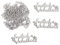 Oblique Unique® Endlich Schulkind Konfetti Groß Glitzernd für Schuleinführung Einschulung Schulanfang Jungs und Mädchen Streudeko Tischdeko (Silber)