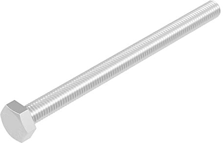 SECCARO Lot de 20 vis à tête hexagonale M6 x 80 mm, en acier inoxydable V2A VA A2, DIN 933 / ISO 4017, à six pans extérieurs
