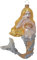 Meerjungfrau Nixe Mermaid Weihnachtsbaumkugel Glas Christbaumschmuck Weihnacht 2