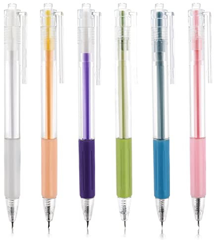 cobee Messer Pen Handwerk Schneidwerkzeuge, 6 Stück Präzisions Papierschneidestifte mit rutschfestem Silikongriff Cartoon Muster Studenten Allzweckmesserstift kreatives Handwerks Schneidwerkzeug