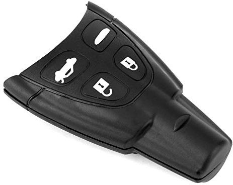 saab 9-3 schlüssel,saab 93 Key fob,saab schlüsselanhänger,Saab 93 Schlüsselanhänger, 4 Tasten Autoschlüsselgehäuse Schlüsselgehäuse Ersatzzubehör Passend für Saab 93 95