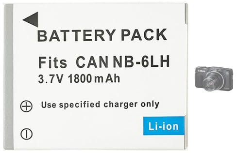 Aousavo NB-6L NB-6LH ersatz akku Kompatibel mit Canon Powershot SX710, SX700 HS, S95, SX280 HS, SX540 HS, S120, SX520 HS, SX600 HS, SX610 HS, SX520 HS