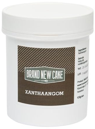 BrandNewCake® Xanthan Gum 130g - Natürliches Verdickungsmittel für Backen und Kochen - Glutenfrei und Vegan