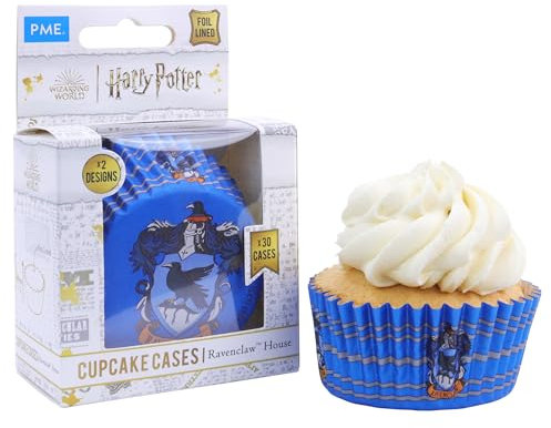 PME Harry Potter Caissettes à cupcakes en Aluminium, 30 pièces, Ravenclaw/Serdaigle