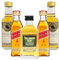 Whisky Miniature Alcohol Bottles Set - Selection of 5 x 5cl Scotch Single Malt, Irish Whiskey Alcohol Miniatures for Christmas Gifts for Men, Stocking Fillers, Birthday Gifts for Men with Topline Card