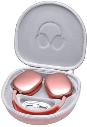 XANAD Tasche für Bluetooth Kopfhörer, kompatibel für Apple AirPods Max Kopfhörer (Rosa)