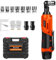 Yiyai Akku Ratschenschlüssel 40 Nm Elektrische Ratschenschlüssel Set 12V Akku Ratsche 3/8 Kabellose Ratsche mit 2 x 1,5 Ah Akku, LED-Licht, inkl. 7 Stecknüsse, Aufbewahrungsbox, Ladegerät