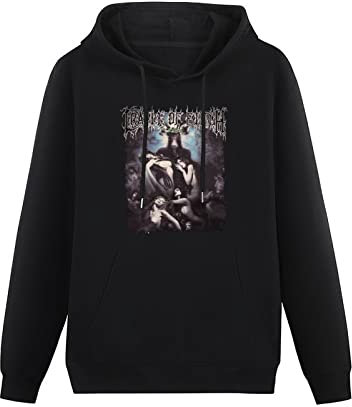 xiugoulovestory Long Sleeve Sweatshirt hoodie Cradle of Filth Hammer of The Witches Unisex Adult size Black M