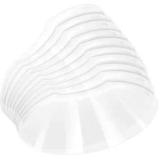 50 Stück Transparentes Gesichtsschutz Visier,Augenschutz für Haare Waschen,Schutzschild für Haarschnitt,Barber Salon Gesichtsschutzmaske für Make-up,Selbstklebende Wimpern,Pinlock Visier für Augen OP