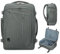 WANDF Handgepäck Rucksack 45x36x20cm für Easyjet Airlines, Erweiterbarer 17-Zoll-Laptop-Rucksack mit Nassfach, Untersitz-Reise-Handgepäck-Rucksack ür Männer und Frauen (Grau)