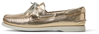 Sperry Women's Ao 2 Eye Boat Shoe, Gold, 5 UK
