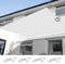 Tenda parasole rettangolare impermeabile, 4 x 6 m, resistente ai raggi UV, per giardino, patio, piscina, colore bianco
