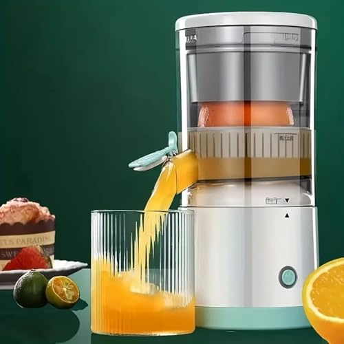 Presse-agrumes électrique portable avec chargement USB - Orange et citron - Mini presse-agrumes - Pour voyage