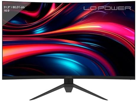 LC-POWER 80,01cm (31,5) LC-M32QC Curved-PC-Monitor QHD 16:9