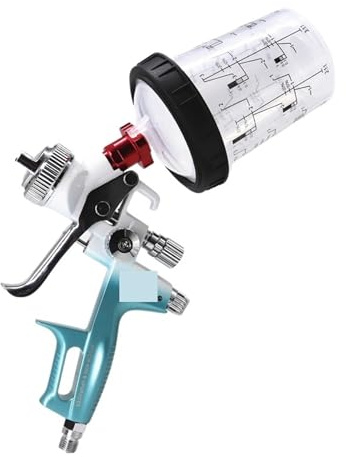 Spritzpistole, Spritzpistole Düse 1,3 Mit 400CC Mix Tank Und Adapter Auto Lack Pistole Lack Farbe Sprayer