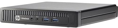 HP ProDesk 600 G1 Mini PC de escritorio, Intel Core i3-4100, 8 GB de RAM, SSD de 256 GB, teclado QWERTY US, WiFi, Bluetooth, Windows 11 Pro (reacondicionado)