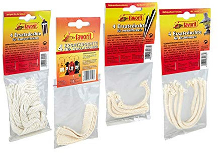 Ersatzdochte für Bambusfackel 4er Pack