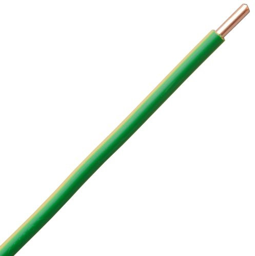 Kopp 154905004 Aderleitung H07 VU, 1 x 10 mm², 5 m, grün/gelb