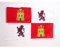 AZ FLAG - Flagge Kastilien-León - 45x30 cm Mit Kordel - Kastilien-León Fahne 30 x 45 Cm - Flaggen