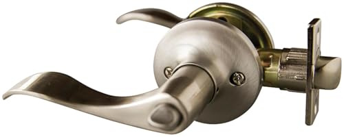 Design House Stratford Privacy Door Lever, Satin Nickel