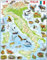 Larsen K83 Italy Physical Map, Italian Edition, 65 Piece Boxless Tray & Frame Jigsaw Puzzle