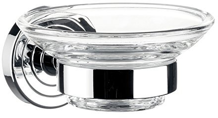 Emco 073000100 Seifenhalter Polo chrom Kristallglas klar, Normal