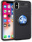 SORAKA Case for iPhone Xs Max with Ring Holder Soft TPU Slim Fit Case iPhone Xs Max Case with Metal Plate for Magnetic Car Phone Holder