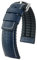 HIRSCH Herren Performance Uhrenarmband Modell Tiger 22 mm Blau