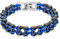 bigsoho Edelstahl Armband Biker Fahrradkette Gliederarmband Männer Herren Schmuck 11mm breit