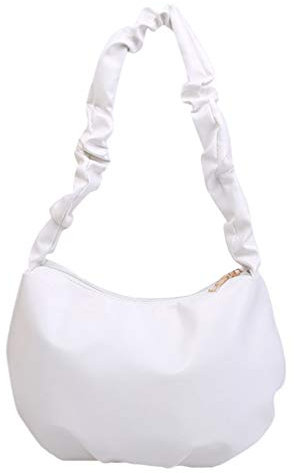 VALICLUD Handtasche Damen Einfache Kn?deltasche Wei?e Wolke Handtasche Kreative Kleine Handtasche Vintage Einkaufstasche für Frauen Damen M?dchen Handtasche Damen Umhängetasche