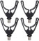 Wenxiaw Angelrutenauflagen Rutenauflage für Angelruten Angeln Zubehör Rutenhalter für Angel-Pods, Banksticks, Karpfenangeln, U-Kopf, Angelrutenhalter, Karpfenangeln, Griffauflage, 4 Stücke