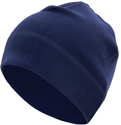 RLSFV Laufmütze Herren Damen Sportmütze Mütze Thermo Komfortabel Übergangs Mütze Hohe Elastizität Winddicht Funktionale Mütze Unisex für Joggen Skifahren Radfahren Outdoor