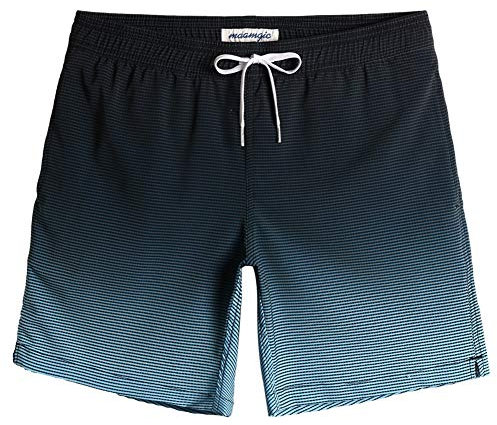 MaaMgic Herren 4 Way Stretch Badehose Schnelltrocknend Badeshorts Kurz Beachshorts für Strand und Wassersport