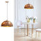 bamyum Hängelampe Esstisch Ø50cm Kupferfarbe, Vintage Große Pendelleuchte Esstisch E27, Hängelampe Wohnzimmer Lampe Handgemalt Vintage Retro Industrial Style, Küchenlampe Hängend, Pendelleuchte Copper