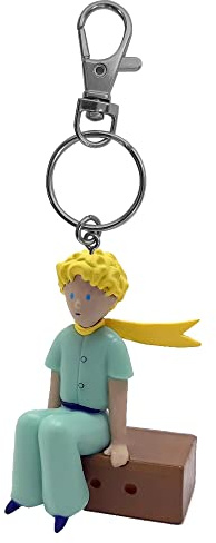 Plastoy Der kleine Prinz Schlüsselanhänger Der kleine Prinz auf seiner Kiste - Kunststoff - 12 cm