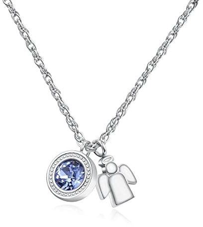 sagapo Collana Lucky Light Blu Acciaio inossidabile 44 cm Unisex Tutti