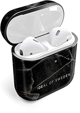 IDeal Of Sweden Fashion AirPods Case Black Thunder Marble
