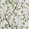 Stoff Baumwolle Meterware weiß skandinavian Flowers schwarz schwedisch Dekostoff Vorhangstoff Country style