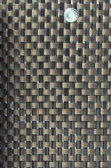 Smart Deko 90x3000cm, Grau&Gold PE Rattan Balkonsichtschutz, Balkonverkleidung, Windschutz, Sichtschutz und UV-Schutz für Balkon, Gartenanlagen, Camping und Freizeit