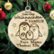 Personalisierte Unser Erstes Weihnachten als Familie mit Namen Pinguine Christbaumschmuck mit Namen Weihnachtsdeko aus Holz Weihnachtsbaum Weihnachtsdekoration Ornament Weihnachtsbaumschmuck
