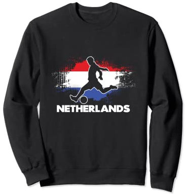 Soccer Netherlands Flag | Football Team | Holland Footballer Sweatshirt